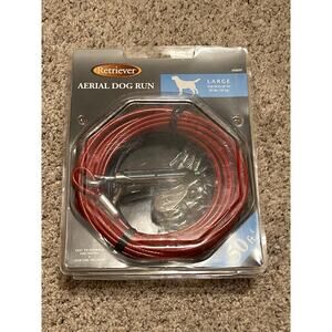 50 ft Ariel dog run Tie Out Cable Retriever 2436257